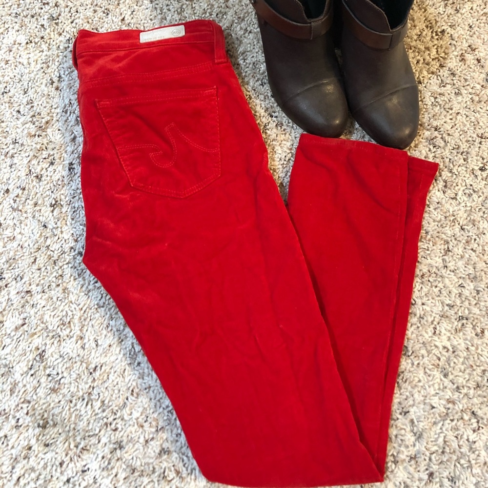 Red Stevie Ankle AG jeans